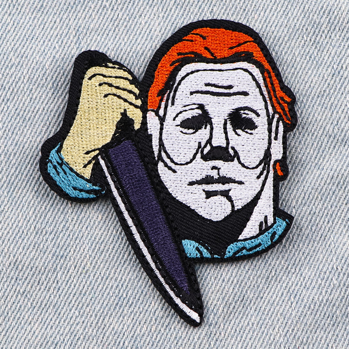 Wholesale Cartoon Embroidery Cloth Patches for Clothing and Bags Hot Melt Adhesive Backing Fabric