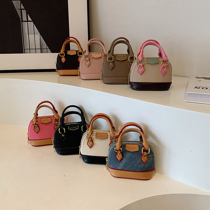 Wholesale Children's bag, mini contrasting shell bag, niche girl's handbag, crossbody bag, red envelope