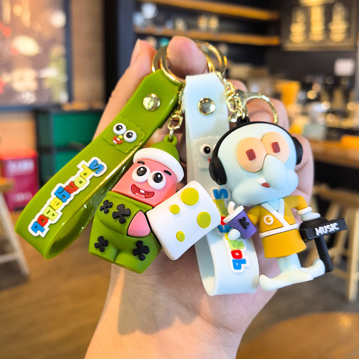 Wholesale Rubber Keychain Car Key Accessory Boutique Resale Gift