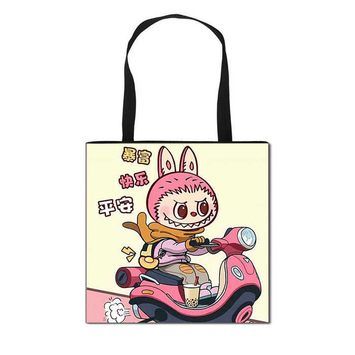 Wholesale Shopping Bag Cute Storage Bag Polyester Satchel Large Capacity  Bag