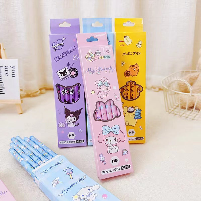 Wholesale 12pcs/box Cartoon Wooden Pencils JDC-PC-Ceguan001