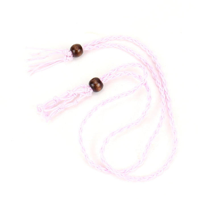 Wholesale Adjustable retractable mesh bag DIY hand woven pendant necklace