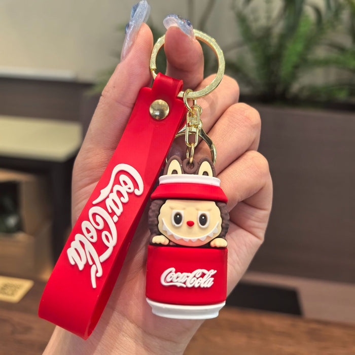 Wholesale Surfing Coke Little Lamb Keychain Little Lamb Doll Cute Schoolbag Pendant