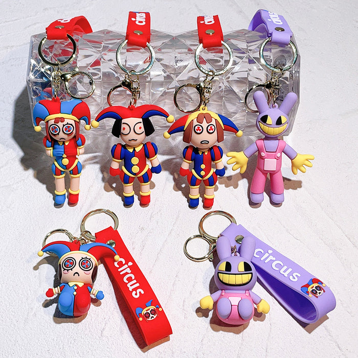 Wholesale Cartoon Doll PVC Keychain JDC-KC-Qiwei001