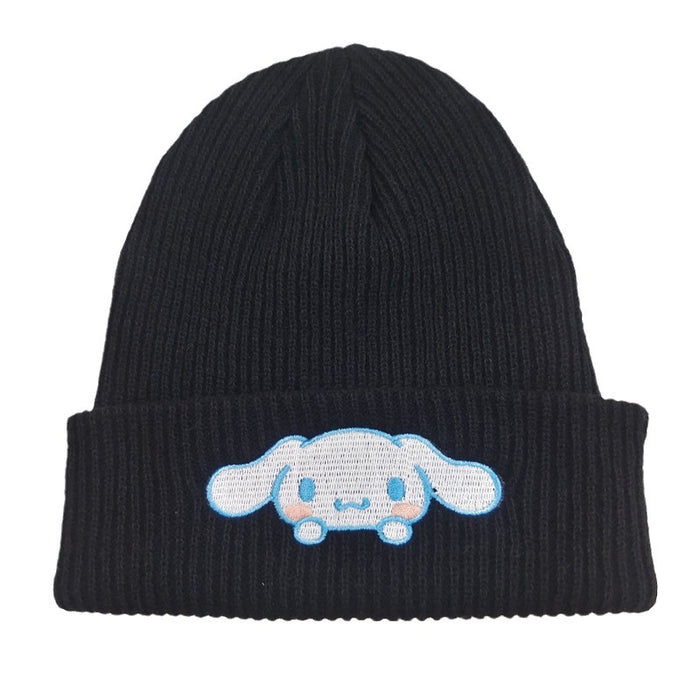 Wholesale Cartoon Embroidery Acrylic Warm Knitted Wool Hat JDC-FH-BoD014