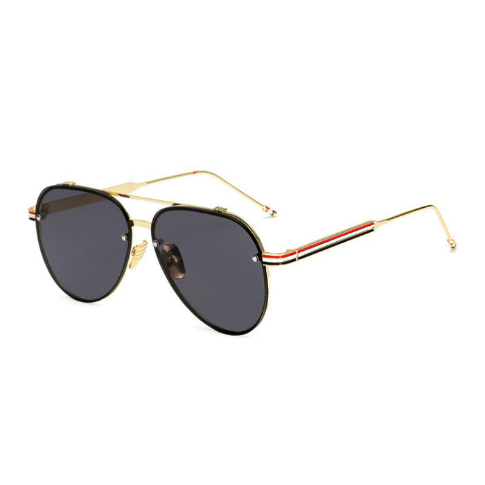 Wholesale High definition frameless sunglasses, trendy and fashionable sunglasses, UV resistant and strong light resistant glasses