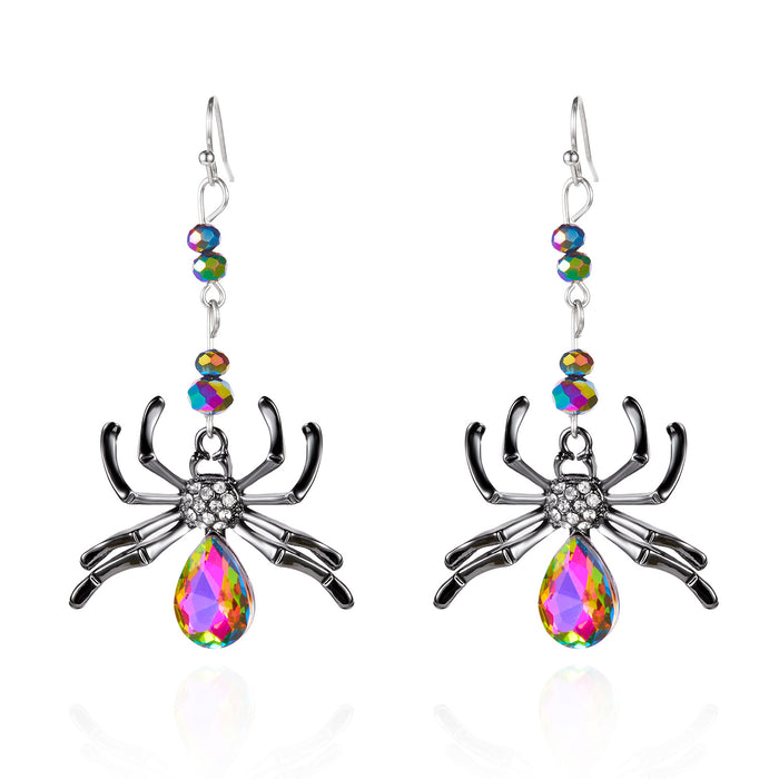 Wholesale European and American Cross-Border  Party Creative Funny Earrings Dark Gothic Colorful Exaggerated  Earrings Earrings