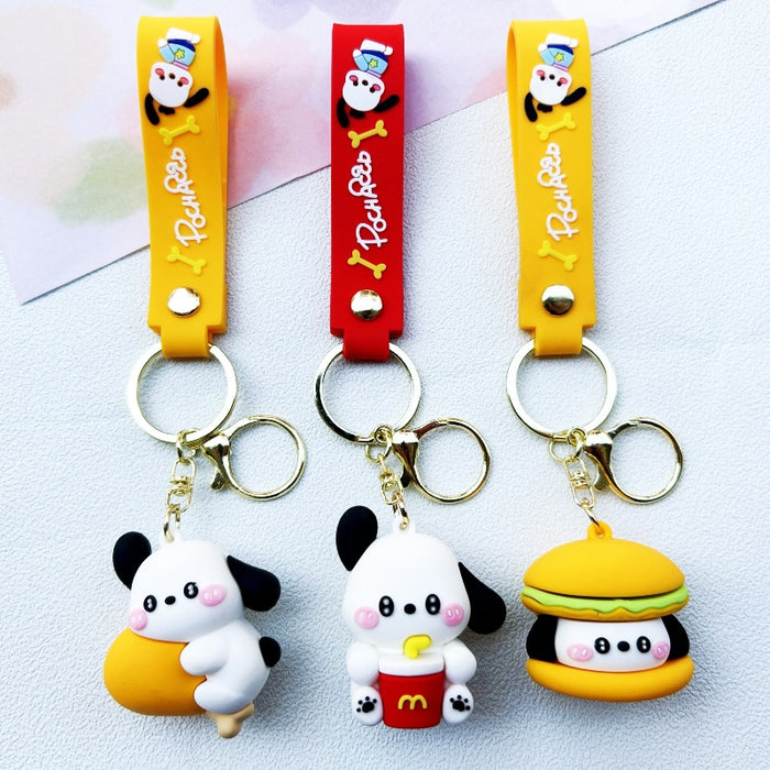 Wholesale PVC cartoon doll Keychain JDC-KC-WuYi091