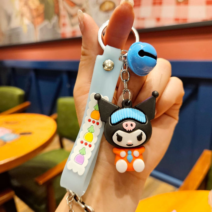 Wholesale Silicone Cartoon Doll Keychain JDC-KC-YiZhuo001