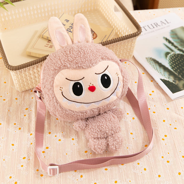 Wholesale Cartoon  Children' s Plush Toy Backpack Cute Cartoon Doll Backpack