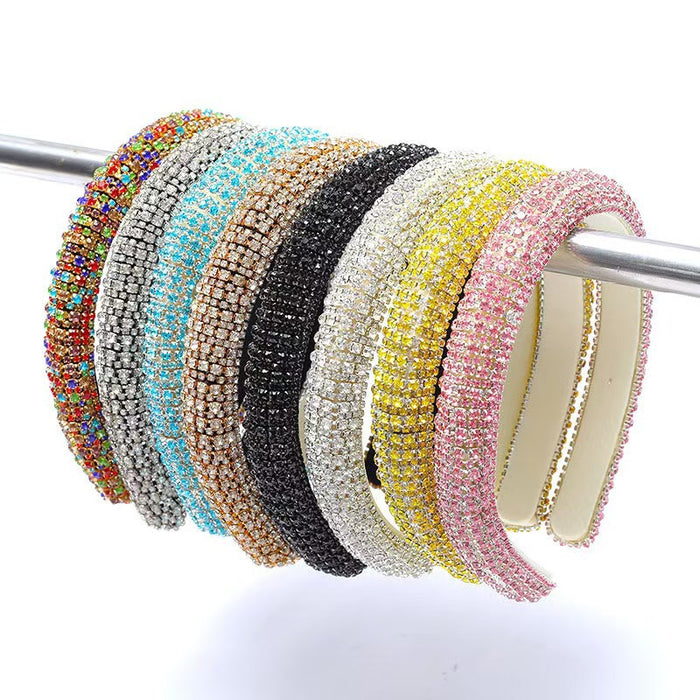 Wholesale Fine rhinestone headband Baroque headdress summer high-end hair accessories