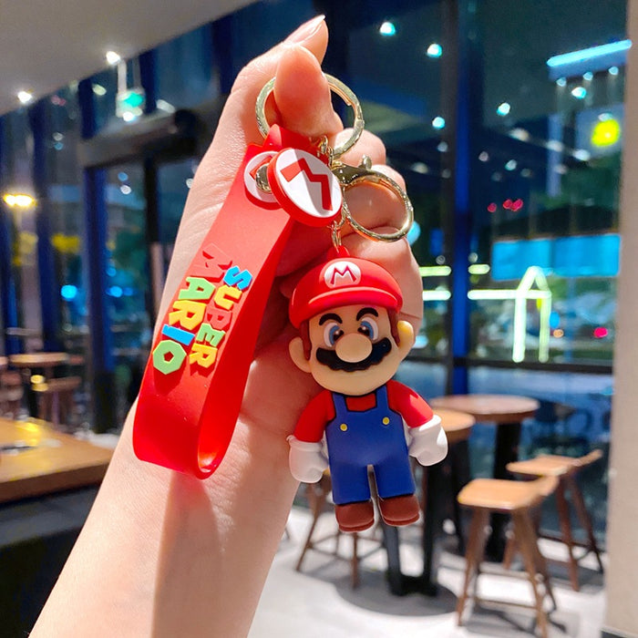 Wholesale Cartoon Princess Silicone Keychain Decorative Bag Charm MOQ≥2