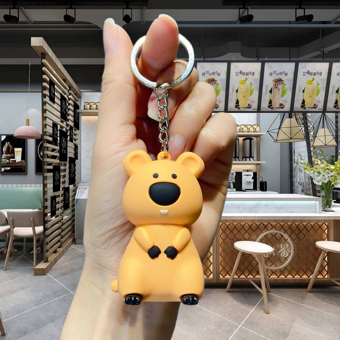 Wholesale PVC Cartoon Doll Keychain JDC-KC-YiD030