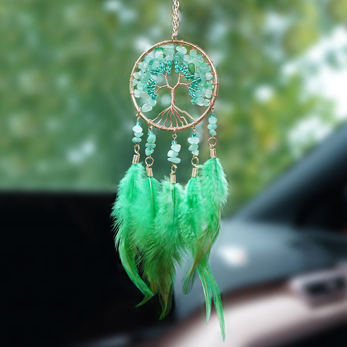 Wholesale Glass Crystal Life Tree Car Hanging Decoration Chic Fashion Accessory MOQ≥2