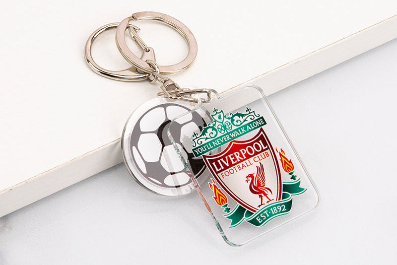 Wholesale Acrylic Keychain with Badge Fashion Accessory for Fans