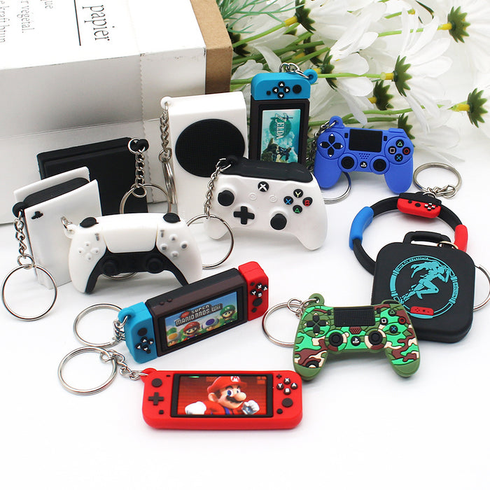 Wholesale Mini Game Controller Keychain Switch PS5 PS4 Game Pendant Gift Controller Model Pendant JDC-KC-HaoAn021