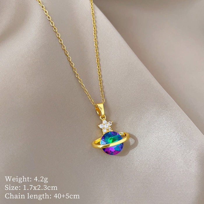 Wholesale Titanium steel necklace accessories, fashionable, personalized, and simple