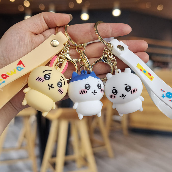 Wholesale Cartoon Silicone Doll Keychain JDC-KC-ZhuoRan017