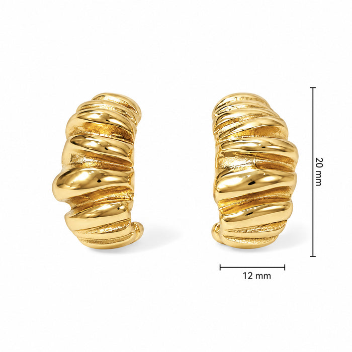 Wholesale stainless steel earrings,  unique design,  exquisite curved earrings,  factory wholesale.