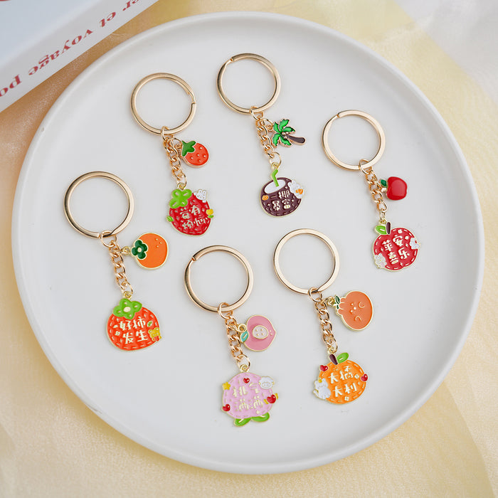 Wholesale  Keychain Pendant  Cute Girl Cartoon Bag  Hanging Ornaments