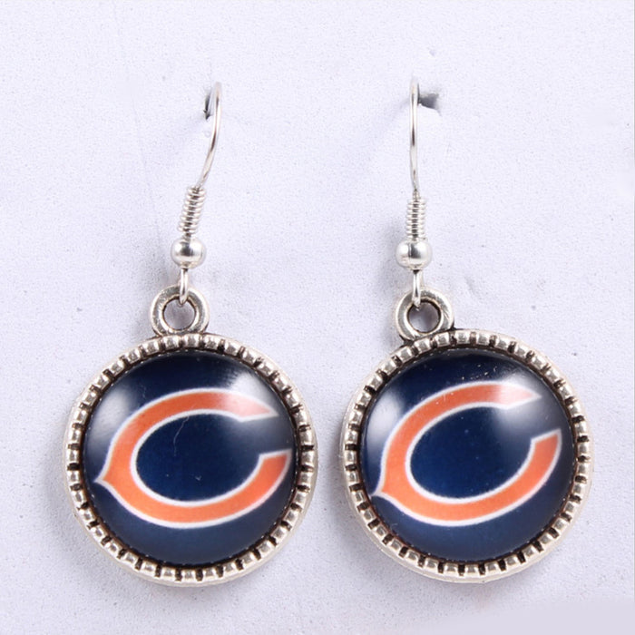Wholesale Football Team Earrings Jewelry