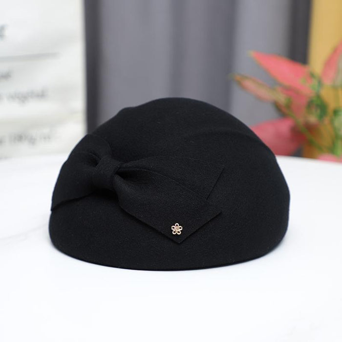 Wholesale Hat women's autumn and winter new warm woolen hat elegant beret