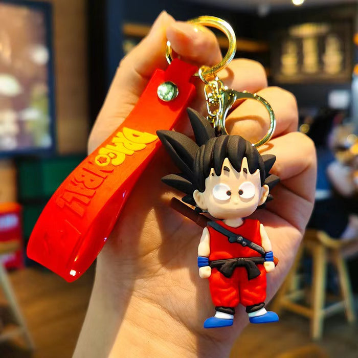 Wholesale Cartoon Doll Silicone Keychain JDC-KC-HongSheng006