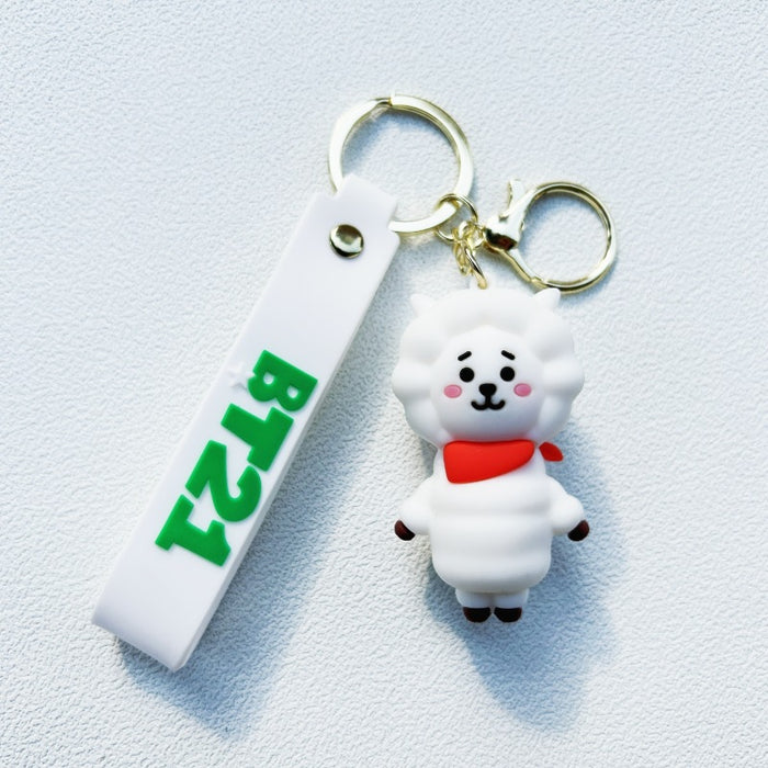 Wholesale PVC Cartoon Doll Keychain JDC-KC-WuYi011