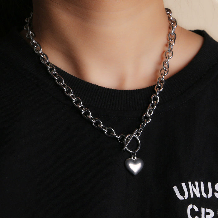 Wholesale New personalized cherry pendant collarbone chain punk necklace