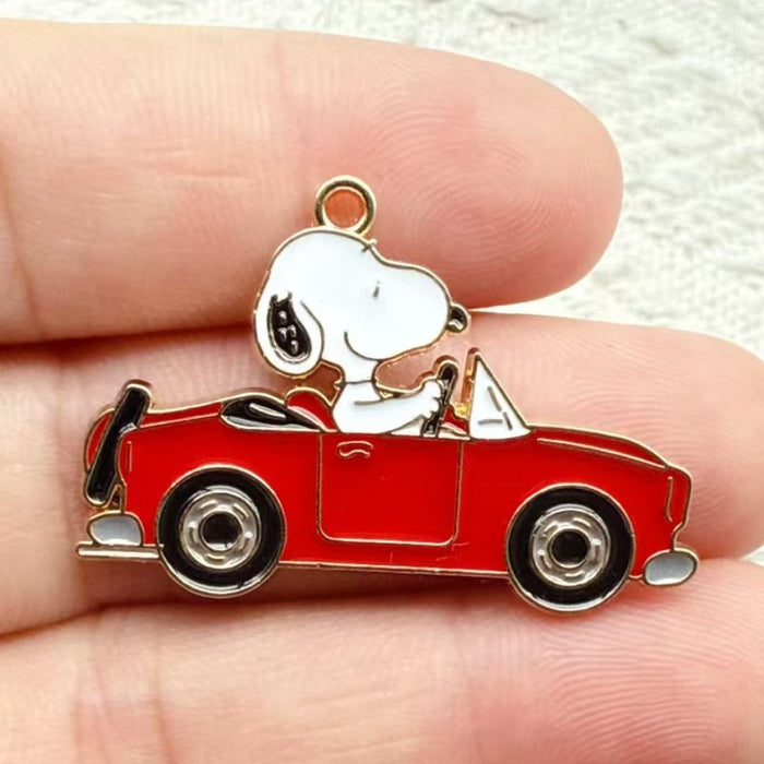 Wholesale 10 PCS Cute and able cartoon-style alloy enamel DIY Charms