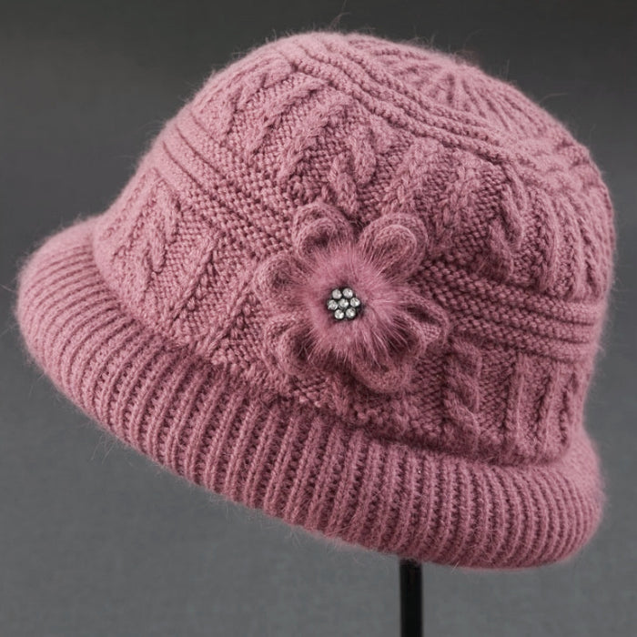 Wholesale Warm Wool Knitted Hats for Middle-aged and Elderly People JDC-HT-PX006