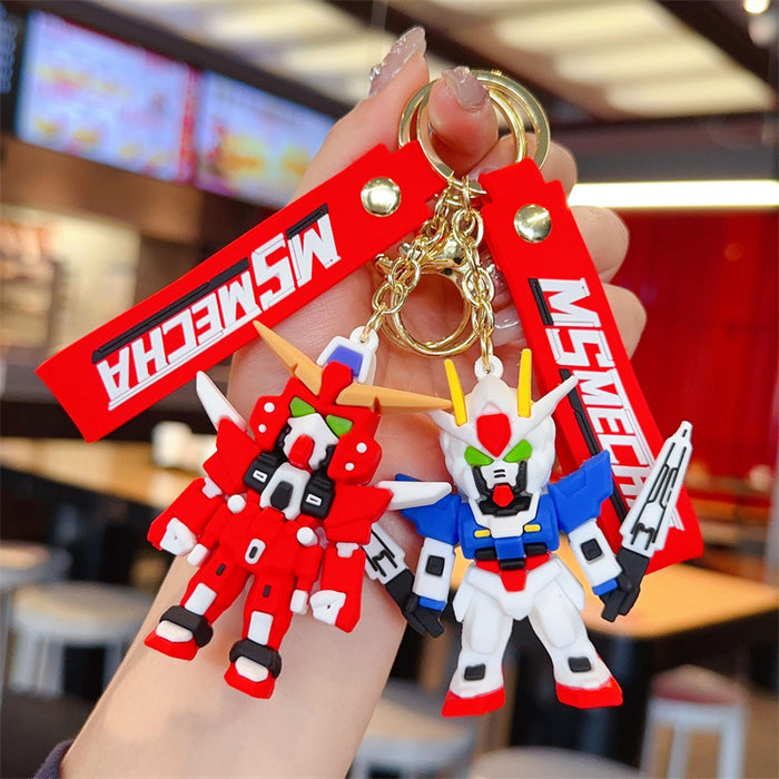 Wholesale Creative cartoon anime robot keychain