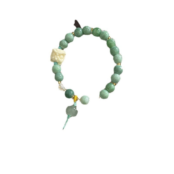 Wholesale Ice cracked glass elastic rope bracelet, sweet bracelet wholesale bracelet