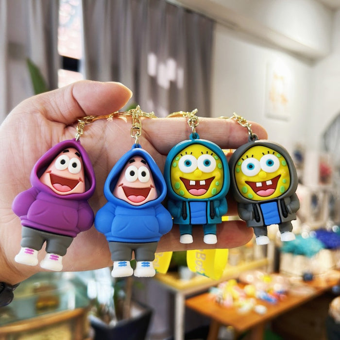 Wholesale PVC Cartoon Doll Keychain JDC-KC-WuYi080