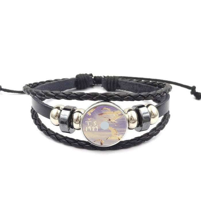 Wholesale Woven Leather Bracelets JDC-BT-HengX035