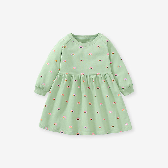 Wholesale Autumn Style Pure Cotton Princess Dress Long Sleeve Children's Dress JDC-CTS-BST036