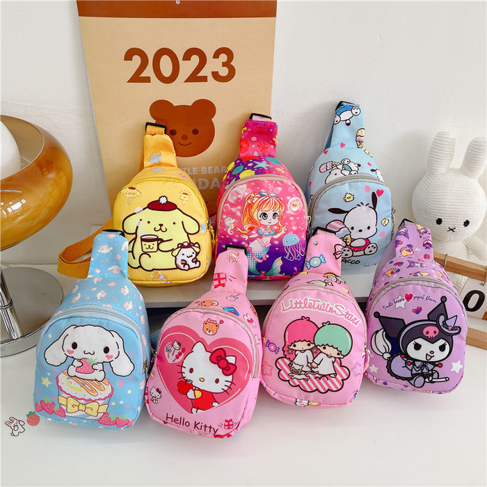 Wholesale Nylon Simple Casual Children's Crossbody Bag JDC-SD-YuanDuo083