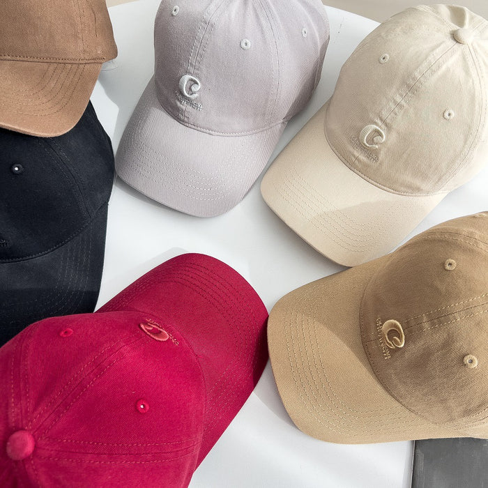 Wholesale Wide brimmed hardtop baseball cap for women, versatile for all seasons, fashionable and casual street shading duckbill hat