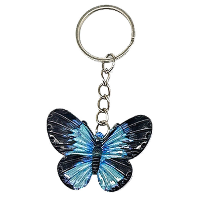 Wholesale Butterfly Pendant Bead Acrylic Keychain JDC-KC-TYS012