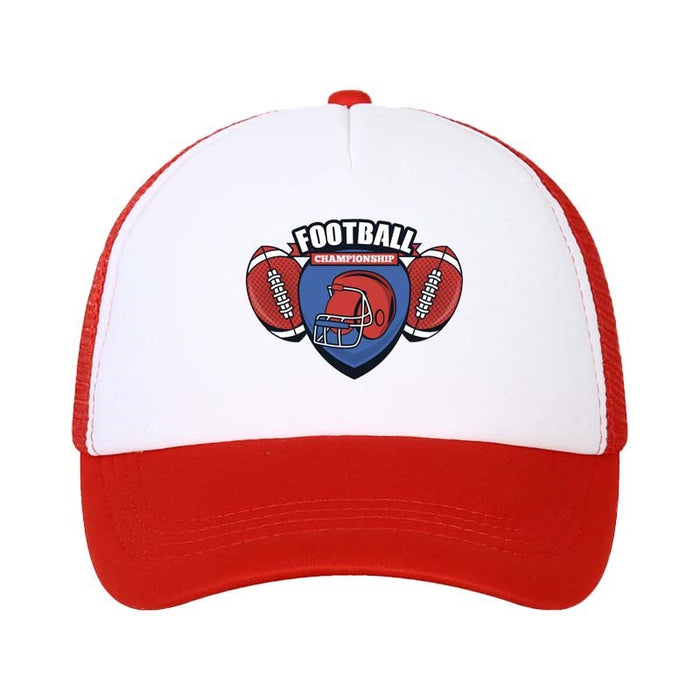 Wholesale Football Print Polyester Baseball Cap JDC-FH-JuH004