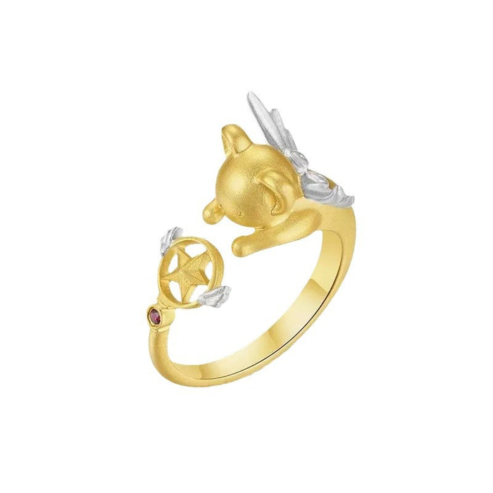 Wholesale Cartoon Cute Creative Simple and Exquisite Pair Ring