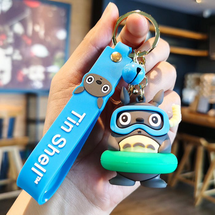 Wholesale Cartoon Doll 3D Rubber Keychain JDC-KC-Tingm074