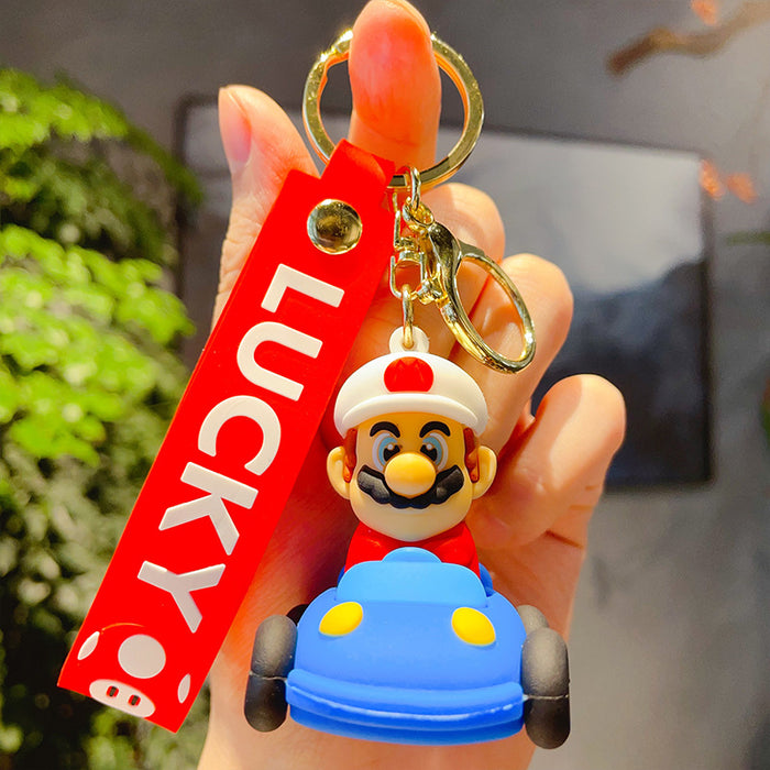 Wholesale PVC Cartoon Cute Car Keychain JDC-KC-ManM122