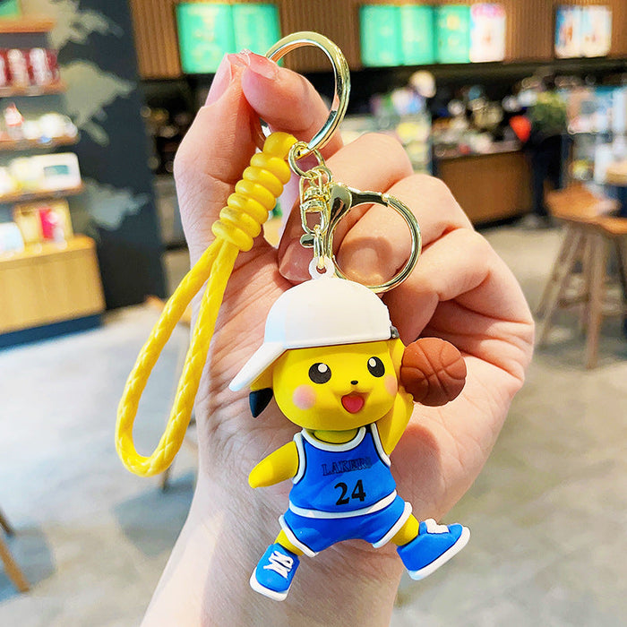 Wholesale Cute Cartoon Football PVC Keychain JDC-KC-LeZ005