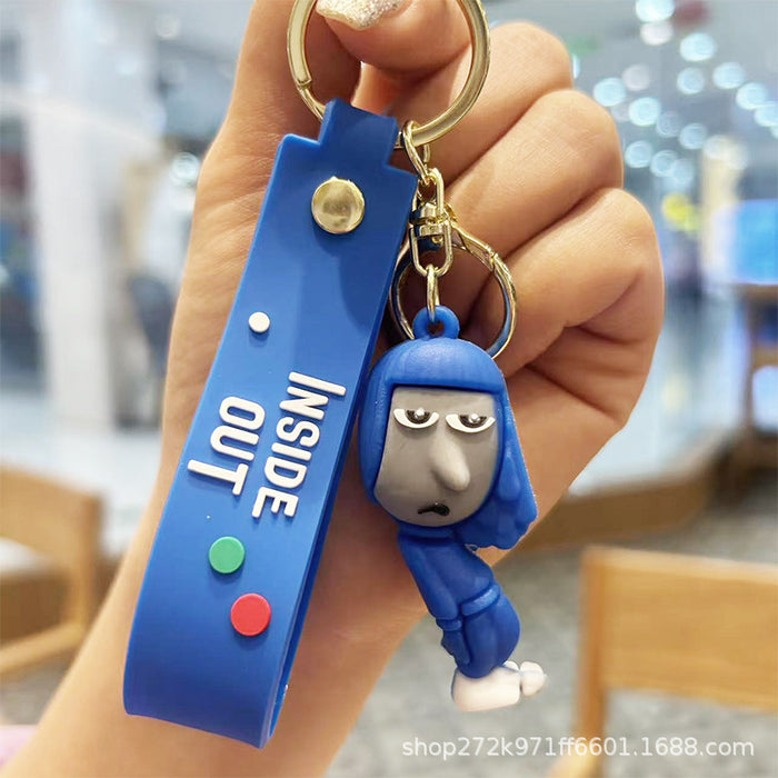 Wholesale Soft PVC Cartoon Keychain Bag Charm Car Key Accessory for Gift