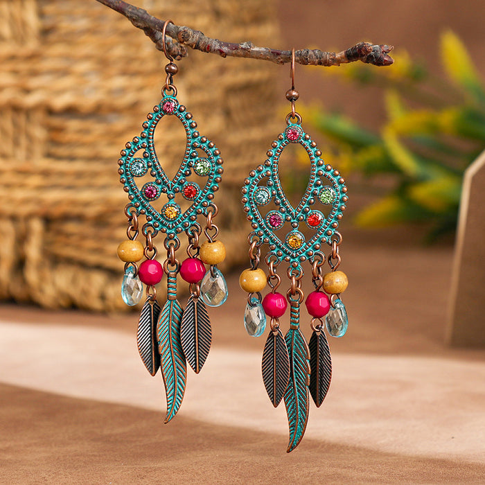 Wholesale Geometric Alloy Tassel Earrings for Women Party Wear Fashion Accessory MOQ≥2