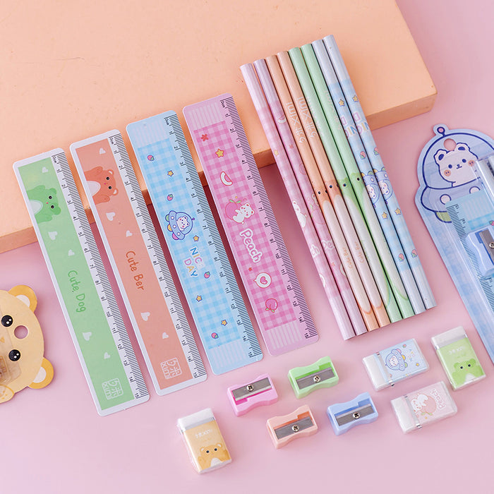 Wholesale School supplies set gift box gift package student pencil stationery