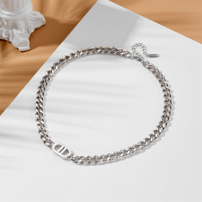 Wholesale 2pcs Earrings jewelry titanium steel necklace