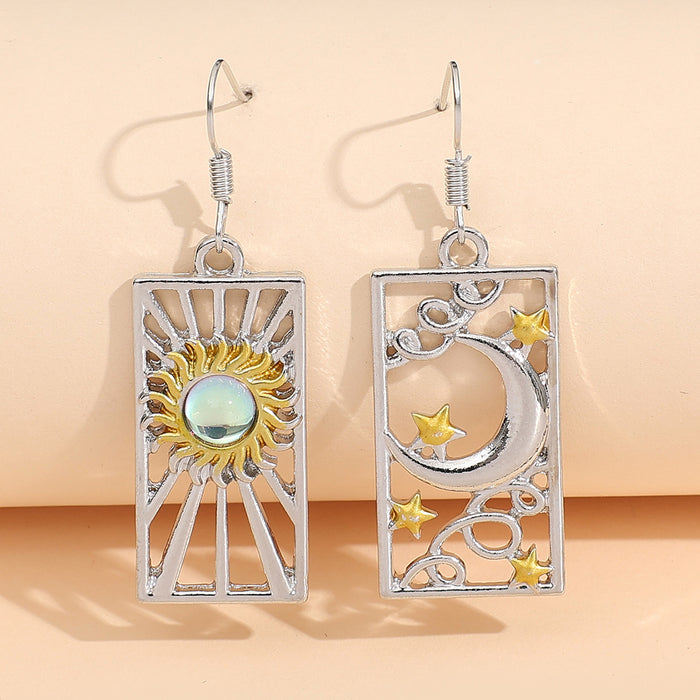 Wholesale Moon Stars Sun Earrings,  Tarot Cards