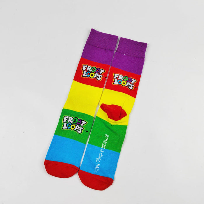 Wholesale Sock Cartoon trend sports anime medium socks JDC-SK-XiuZ008